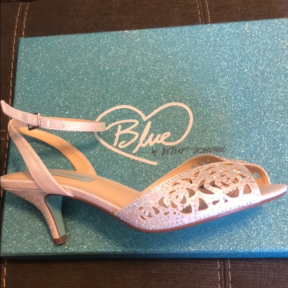 Betsey Johnson Shoes - Wedding shoes. Betsey Johnson Blue.